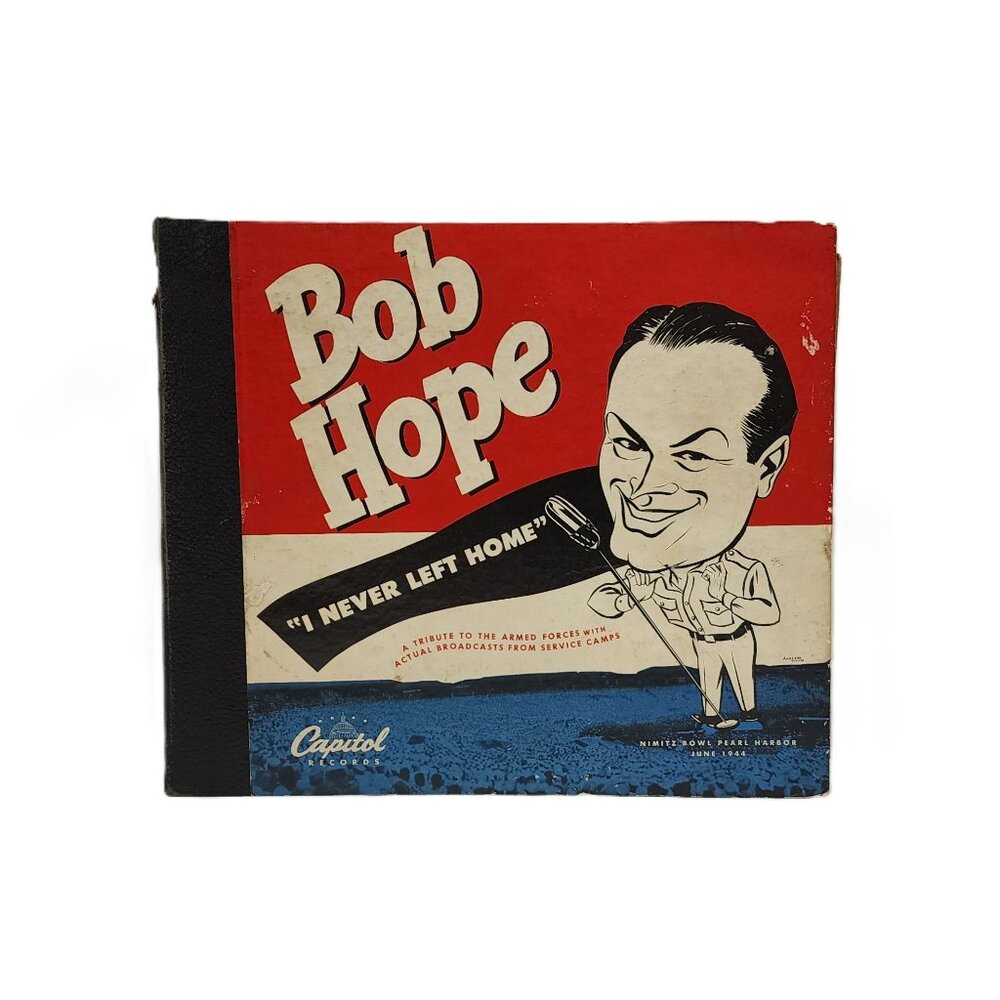 Bob Hope I Never Left Home: A Tribute To The US Armed Forces 1944 RARE Album SET
